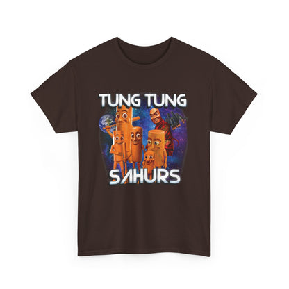 TUNG TUNG SAHUR Unisex Heavy Cotton Tee