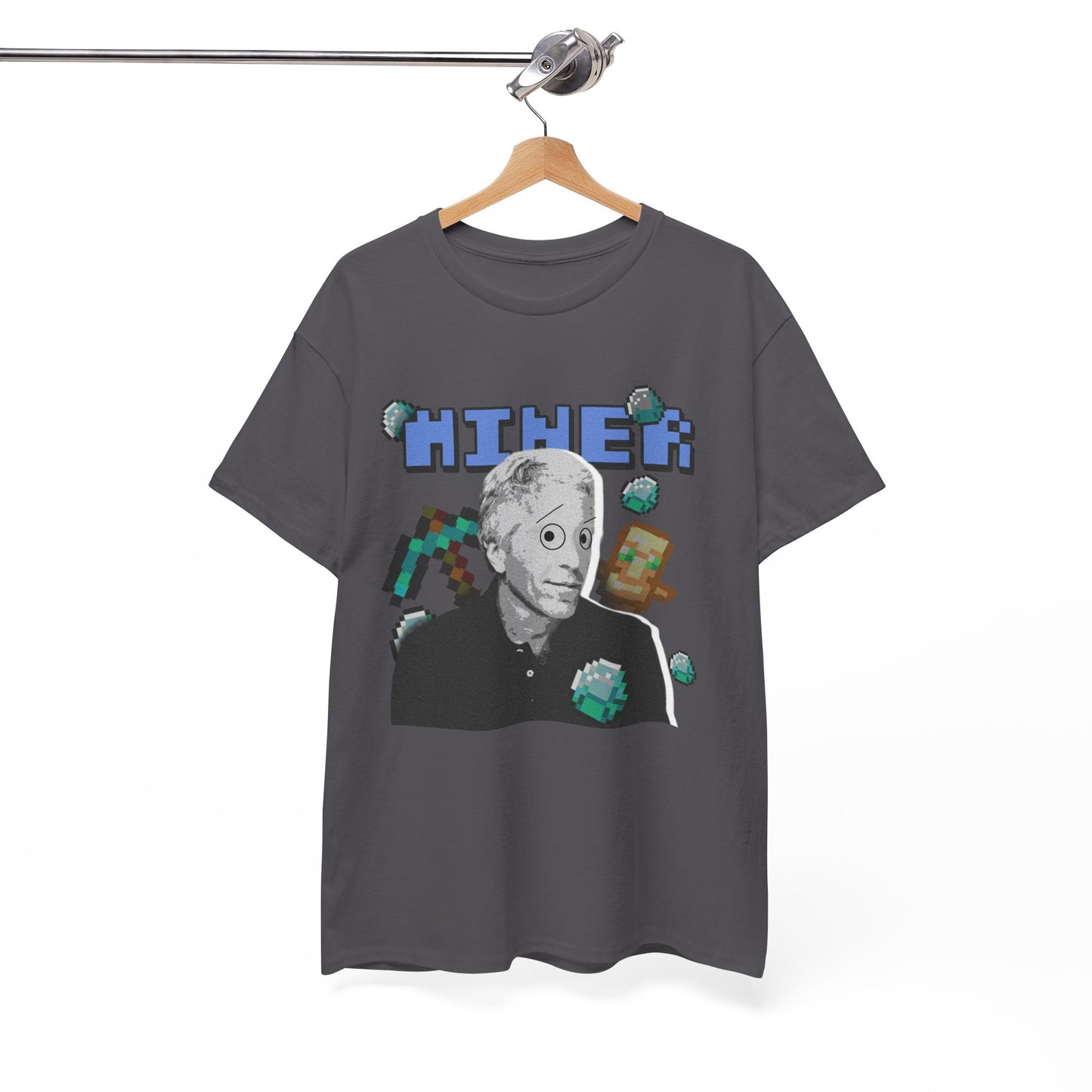 MINECRAFT EPSTEIN GRAHPIC TEE Unisex Heavy Cotton Tee