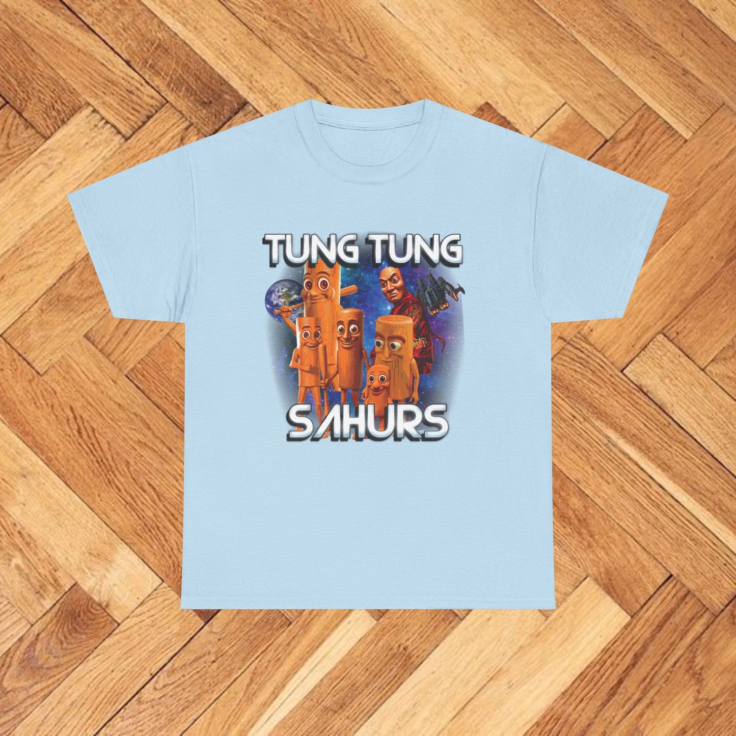 TUNG TUNG SAHUR Unisex Heavy Cotton Tee