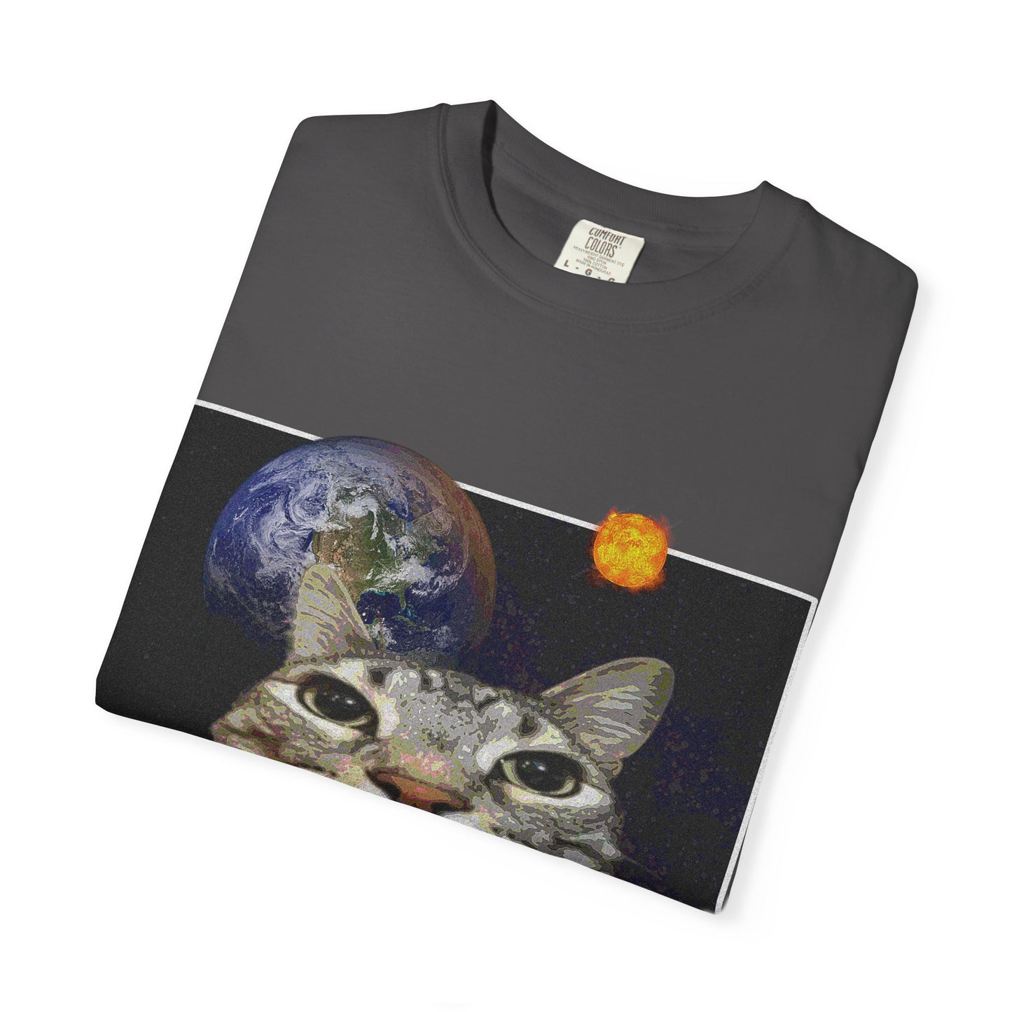 CAT MEME Unisex Garment-Dyed T-shirt