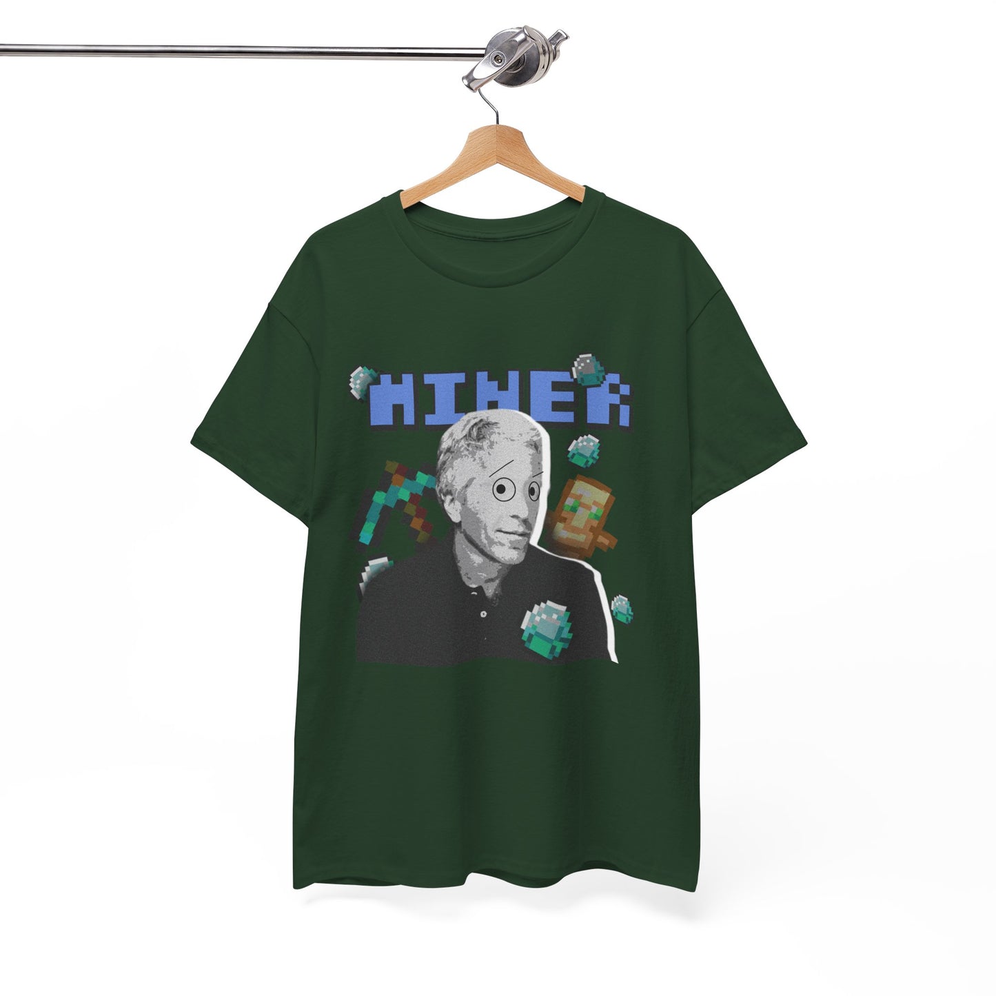MINECRAFT EPSTEIN GRAHPIC TEE Unisex Heavy Cotton Tee