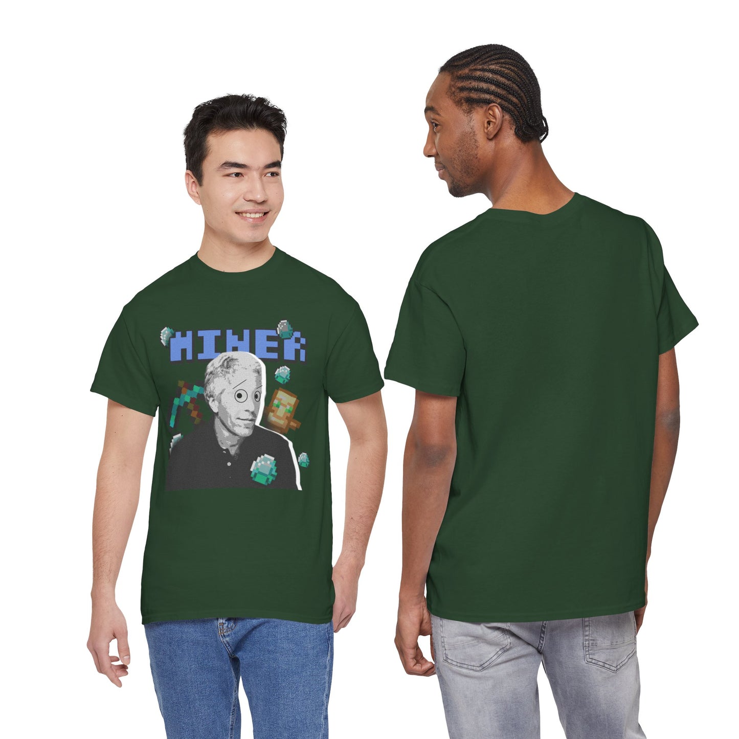 MINECRAFT EPSTEIN GRAHPIC TEE Unisex Heavy Cotton Tee