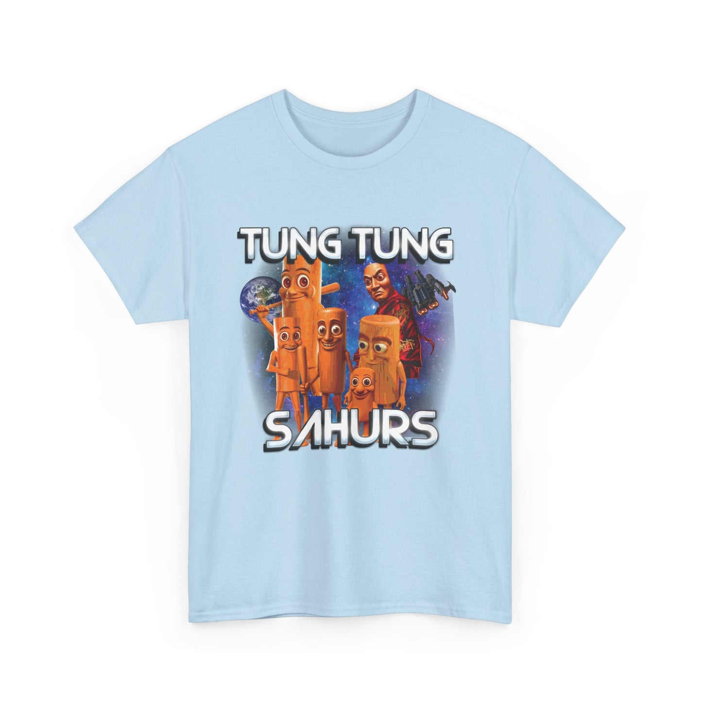 TUNG TUNG SAHUR Unisex Heavy Cotton Tee