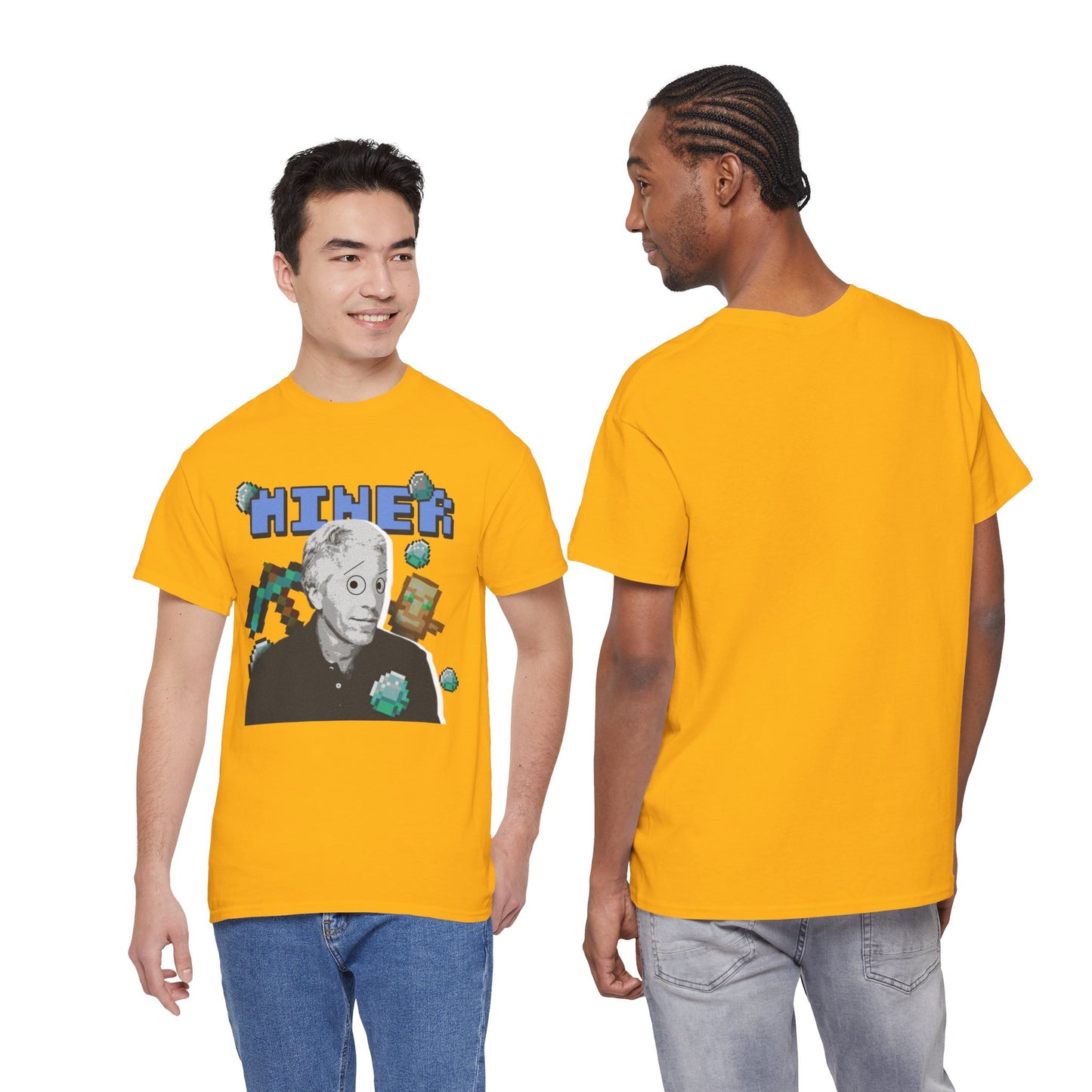 MINECRAFT EPSTEIN GRAHPIC TEE Unisex Heavy Cotton Tee