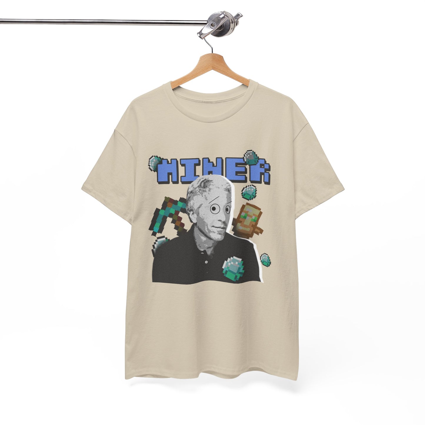 MINECRAFT EPSTEIN GRAHPIC TEE Unisex Heavy Cotton Tee