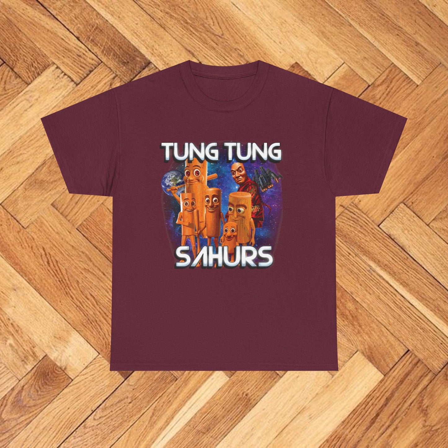 TUNG TUNG SAHUR Unisex Heavy Cotton Tee