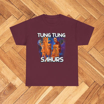 TUNG TUNG SAHUR Unisex Heavy Cotton Tee