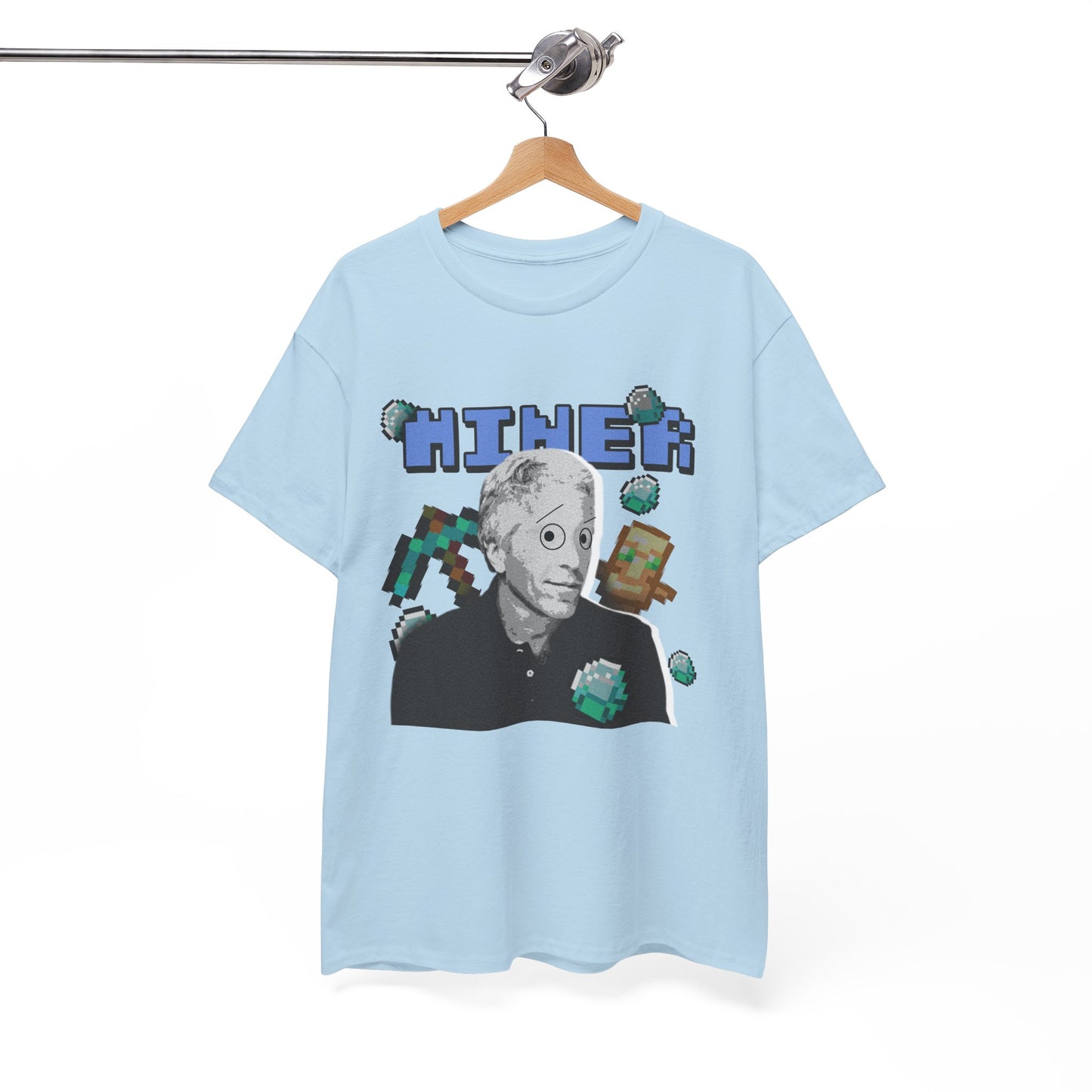 MINECRAFT EPSTEIN GRAHPIC TEE Unisex Heavy Cotton Tee