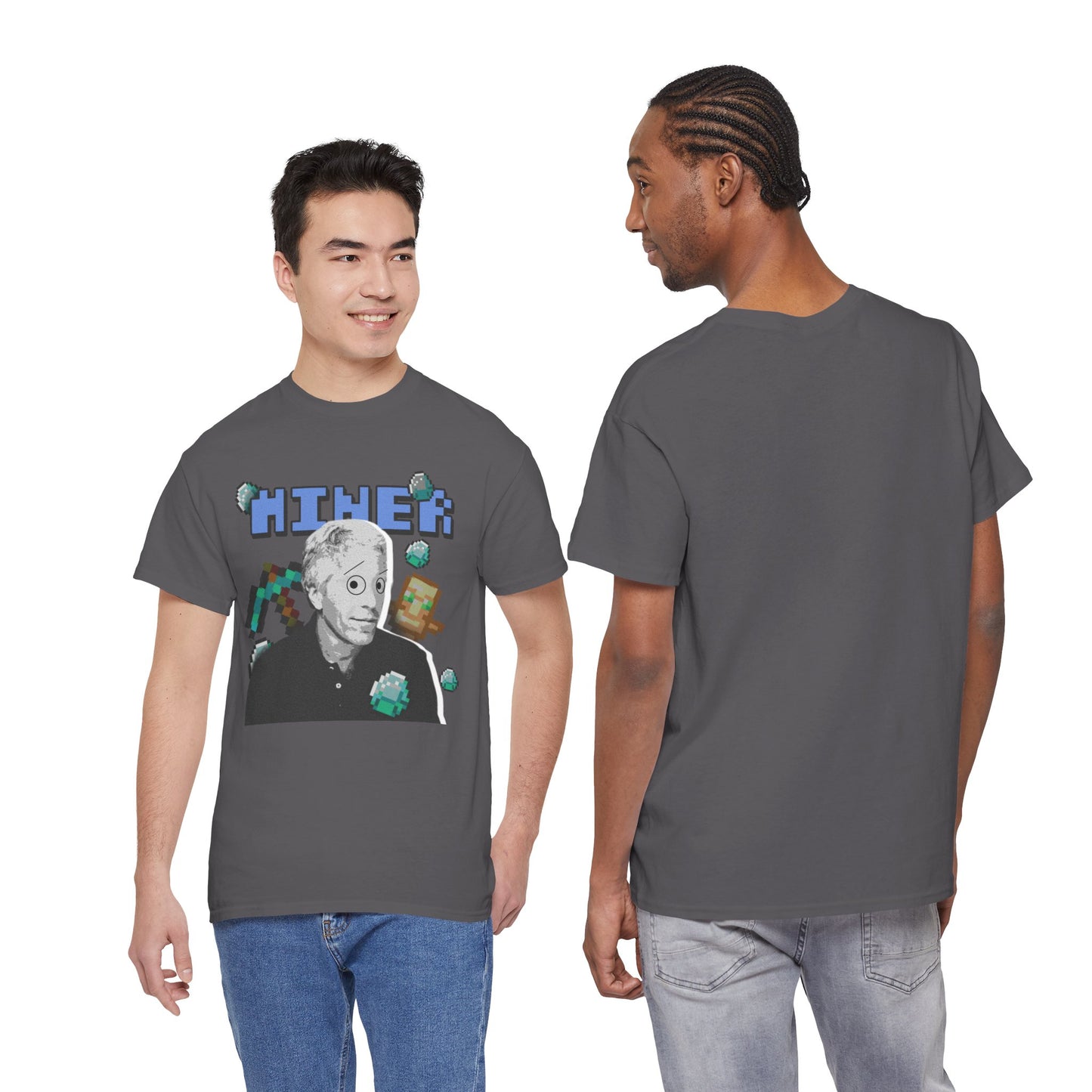 MINECRAFT EPSTEIN GRAHPIC TEE Unisex Heavy Cotton Tee