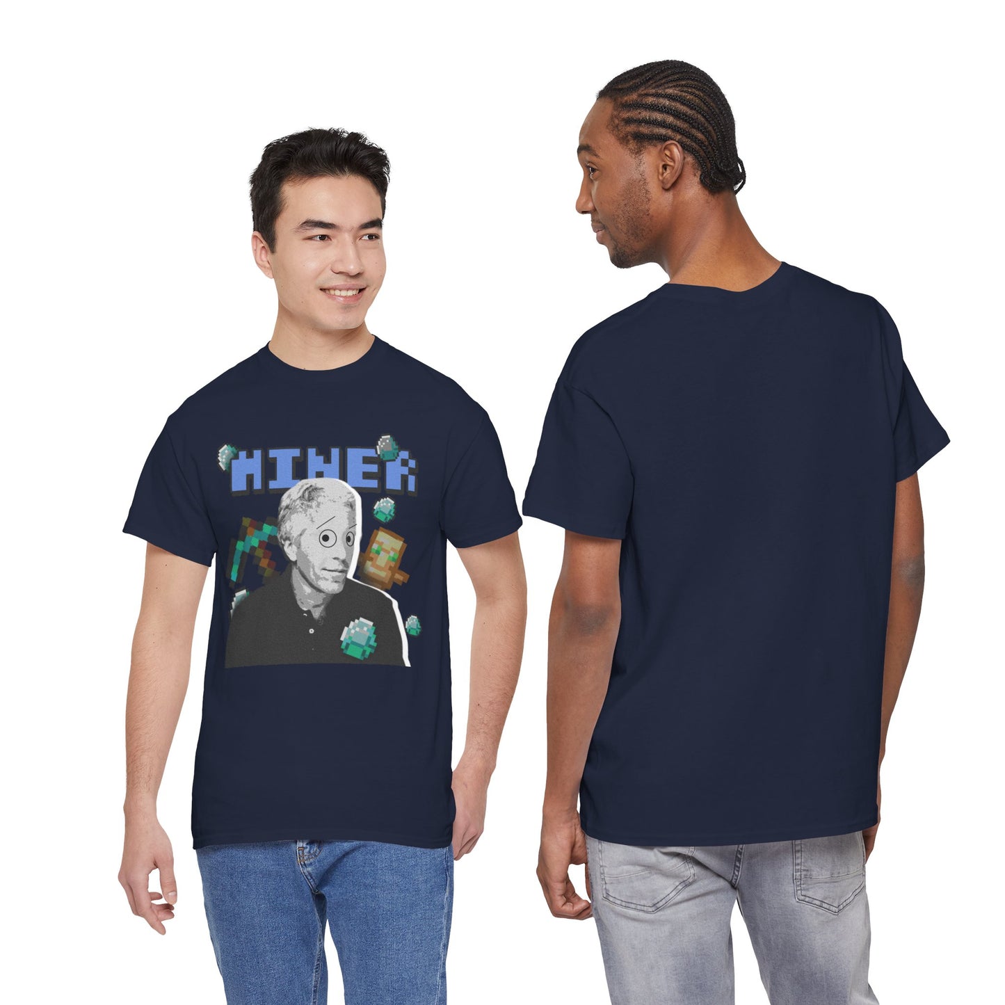 MINECRAFT EPSTEIN GRAHPIC TEE Unisex Heavy Cotton Tee