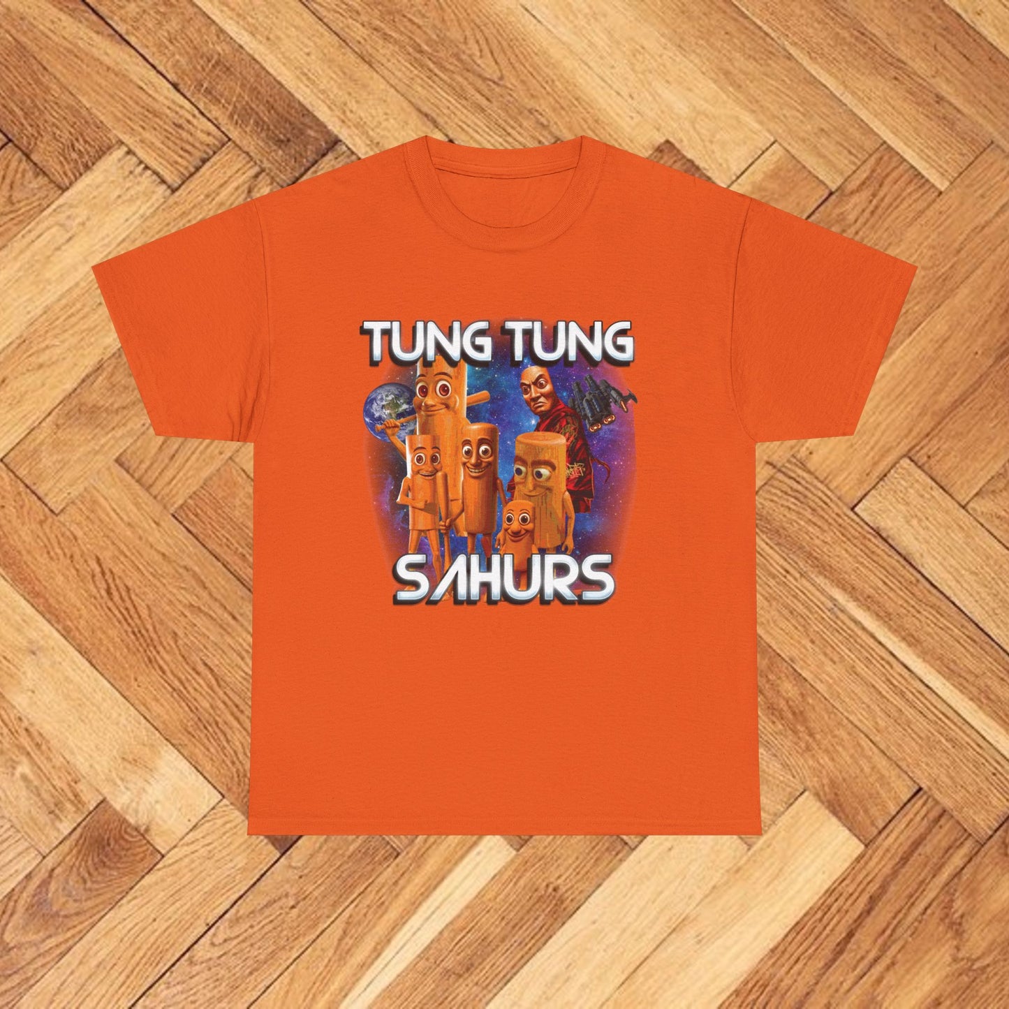 TUNG TUNG SAHUR Unisex Heavy Cotton Tee
