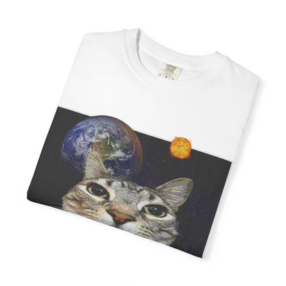 CAT MEME Unisex Garment-Dyed T-shirt
