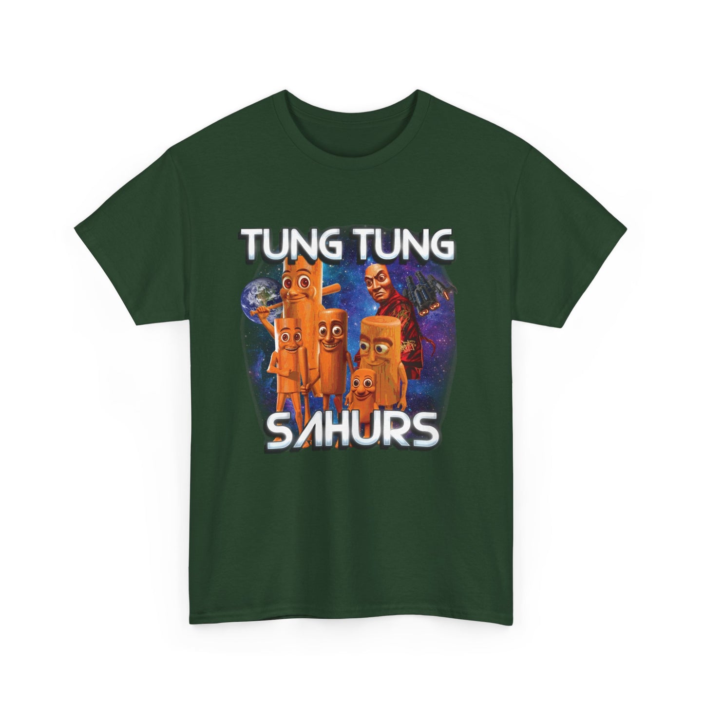 TUNG TUNG SAHUR Unisex Heavy Cotton Tee