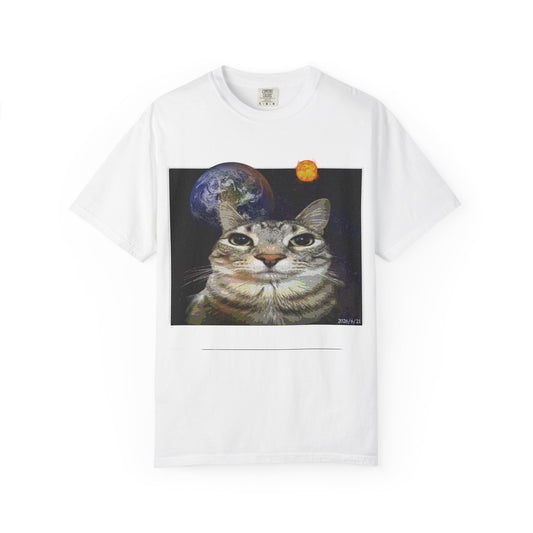 CAT MEME Unisex Garment-Dyed T-shirt