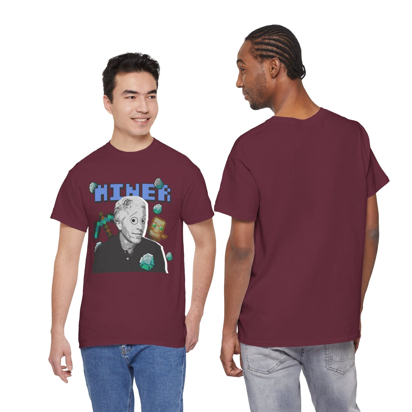 MINECRAFT EPSTEIN GRAHPIC TEE Unisex Heavy Cotton Tee