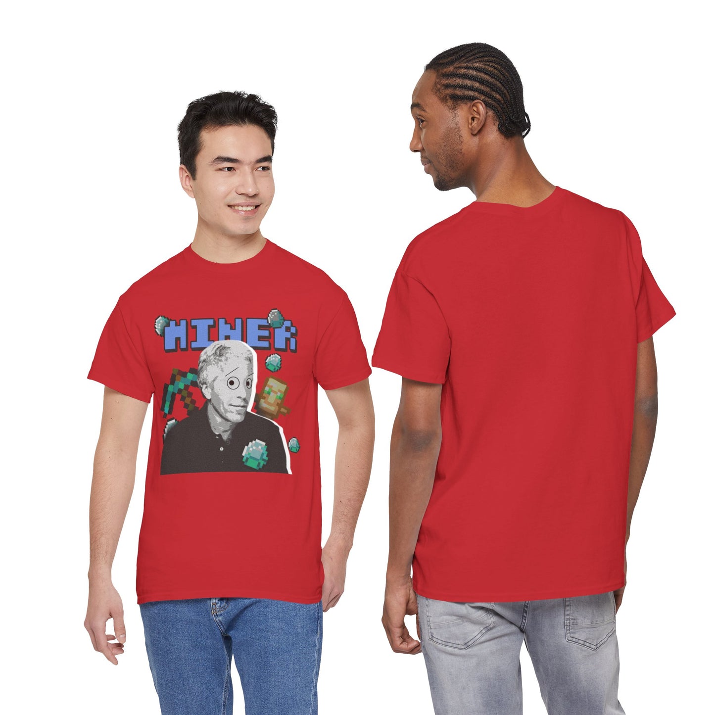MINECRAFT EPSTEIN GRAHPIC TEE Unisex Heavy Cotton Tee