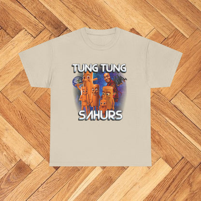 TUNG TUNG SAHUR Unisex Heavy Cotton Tee