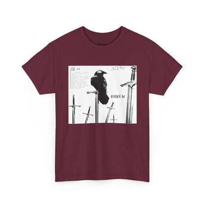 RAVEN : IQ TOO HIGH MEME Unisex Heavy Cotton Tee