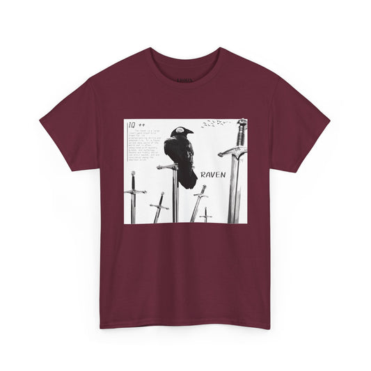 RAVEN : IQ TOO HIGH MEME Unisex Heavy Cotton Tee