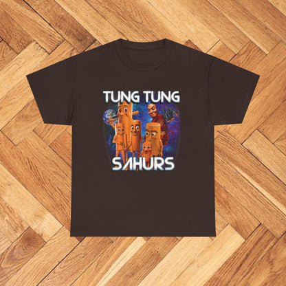 TUNG TUNG SAHUR Unisex Heavy Cotton Tee