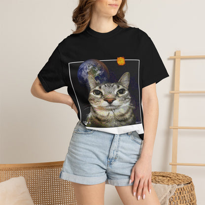 CAT MEME Unisex Garment-Dyed T-shirt