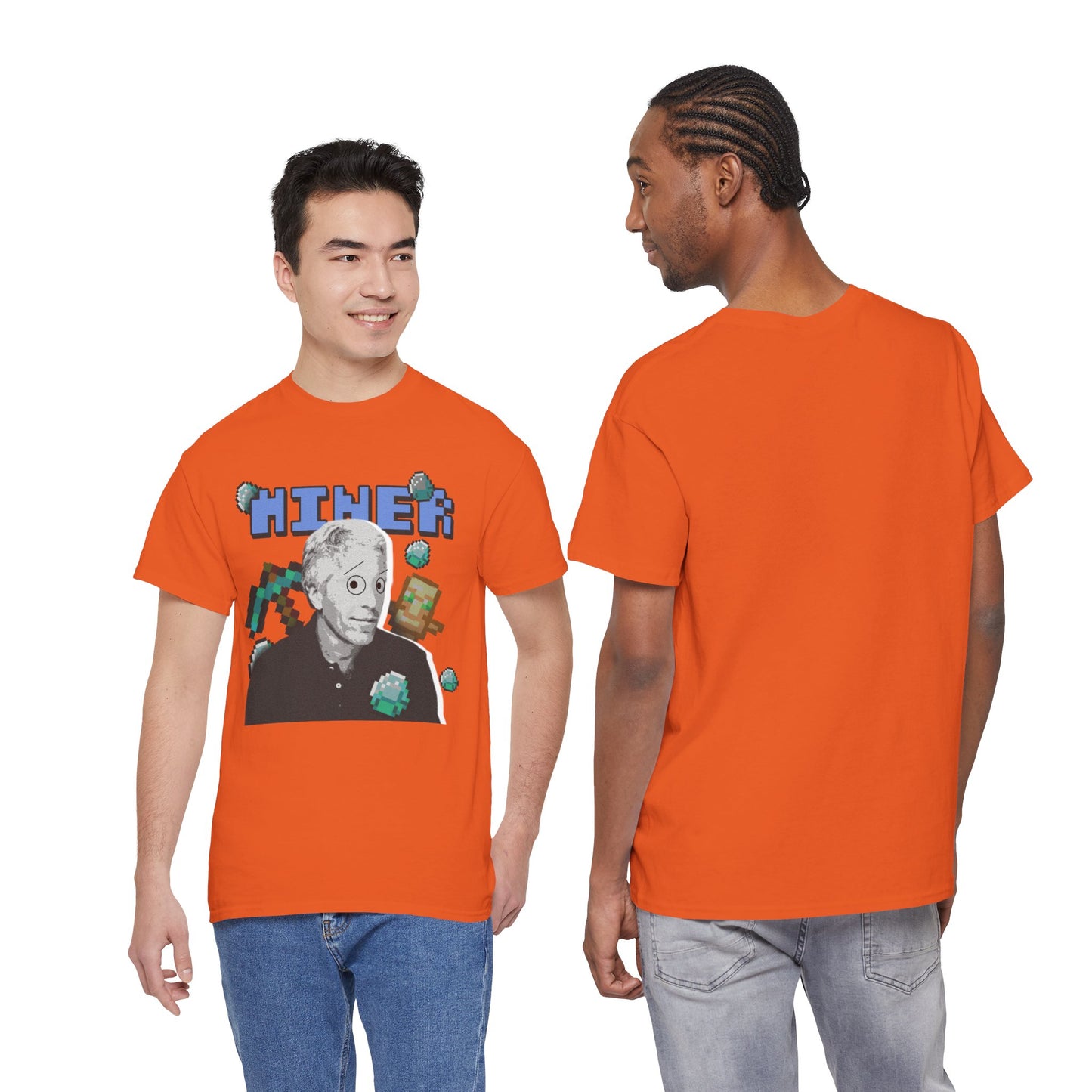 MINECRAFT EPSTEIN GRAHPIC TEE Unisex Heavy Cotton Tee