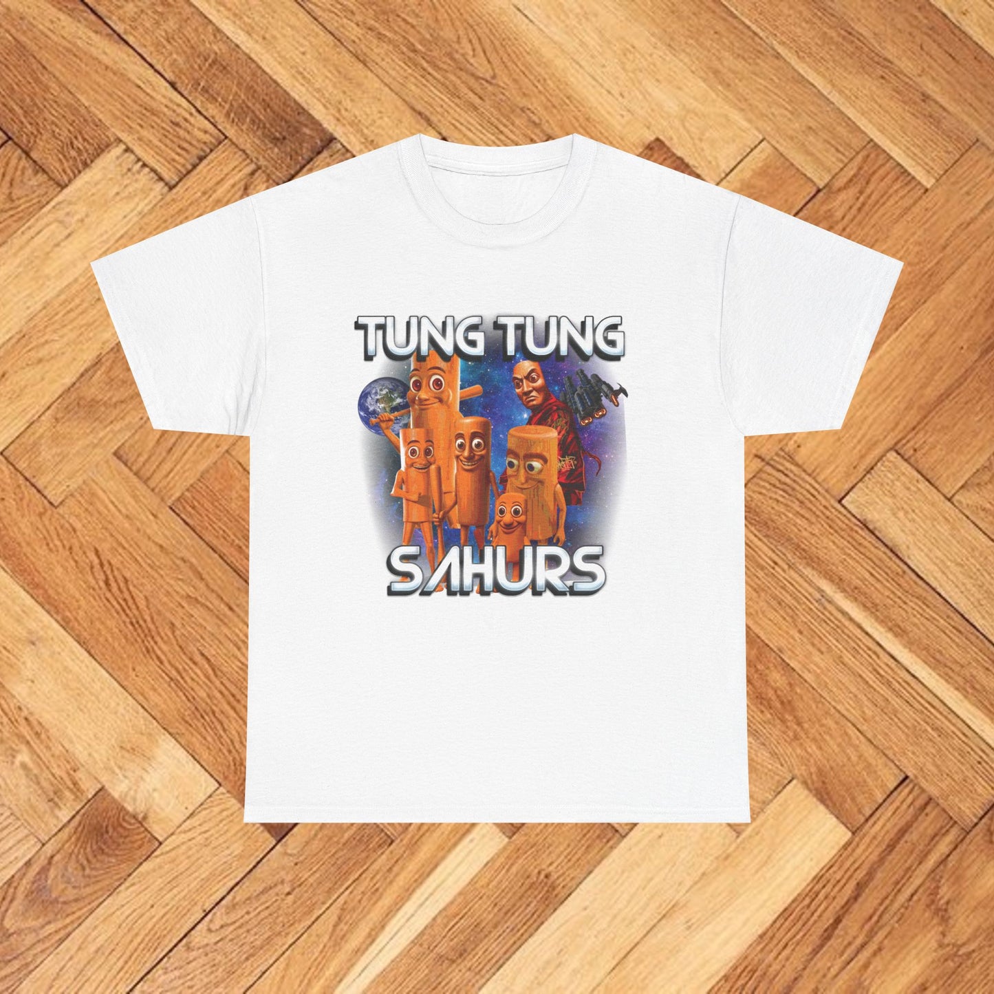 TUNG TUNG SAHUR Unisex Heavy Cotton Tee