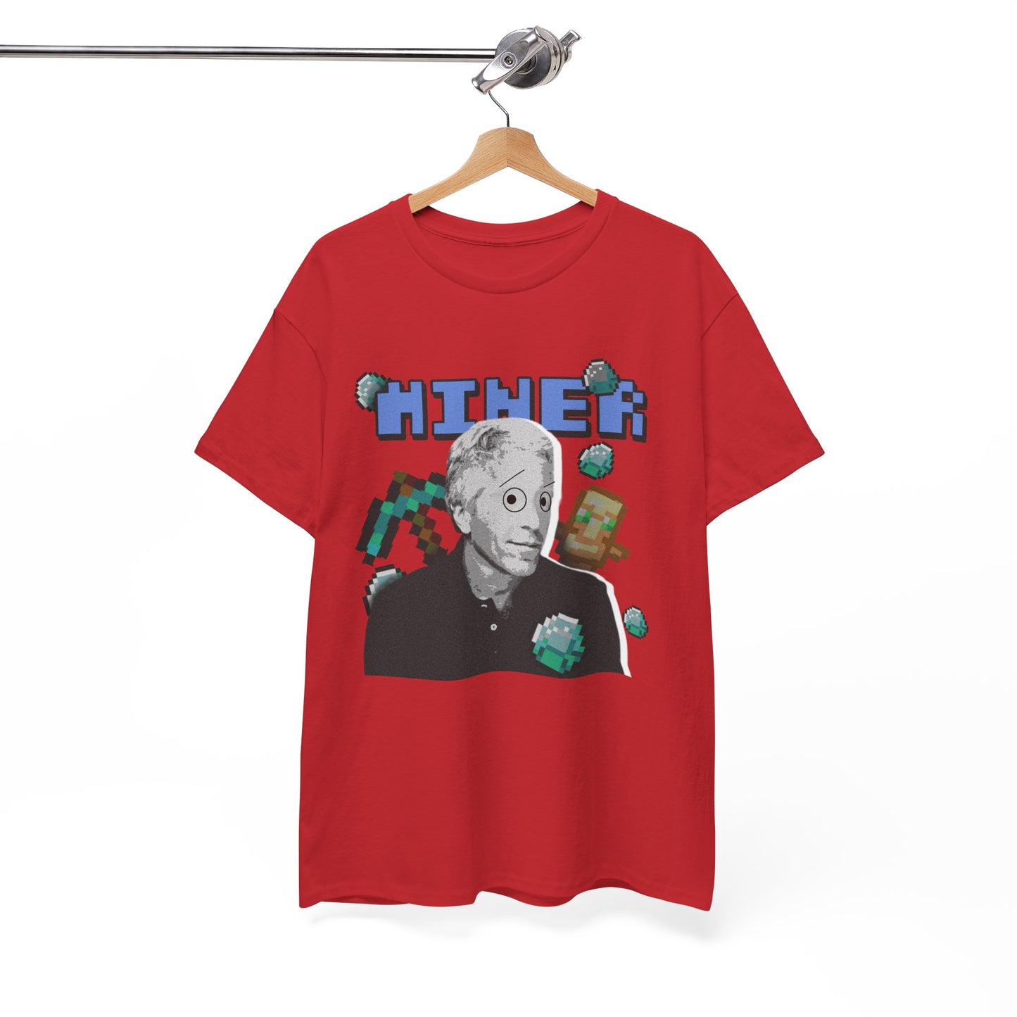 MINECRAFT EPSTEIN GRAHPIC TEE Unisex Heavy Cotton Tee
