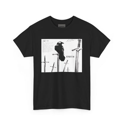 RAVEN : IQ TOO HIGH MEME Unisex Heavy Cotton Tee