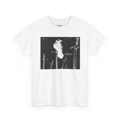 RAVEN : IQ TOO HIGH MEME Unisex Heavy Cotton Tee