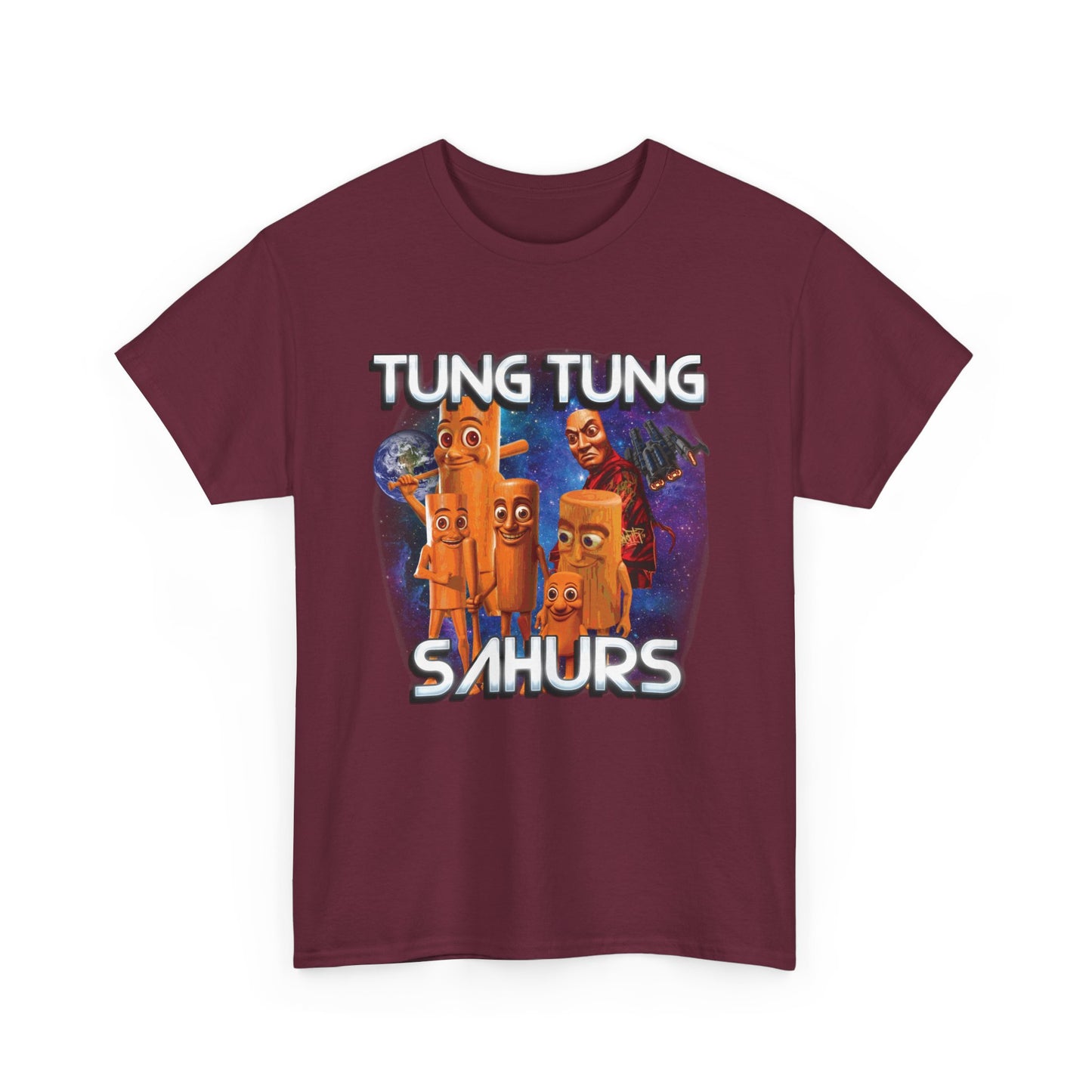 TUNG TUNG SAHUR Unisex Heavy Cotton Tee