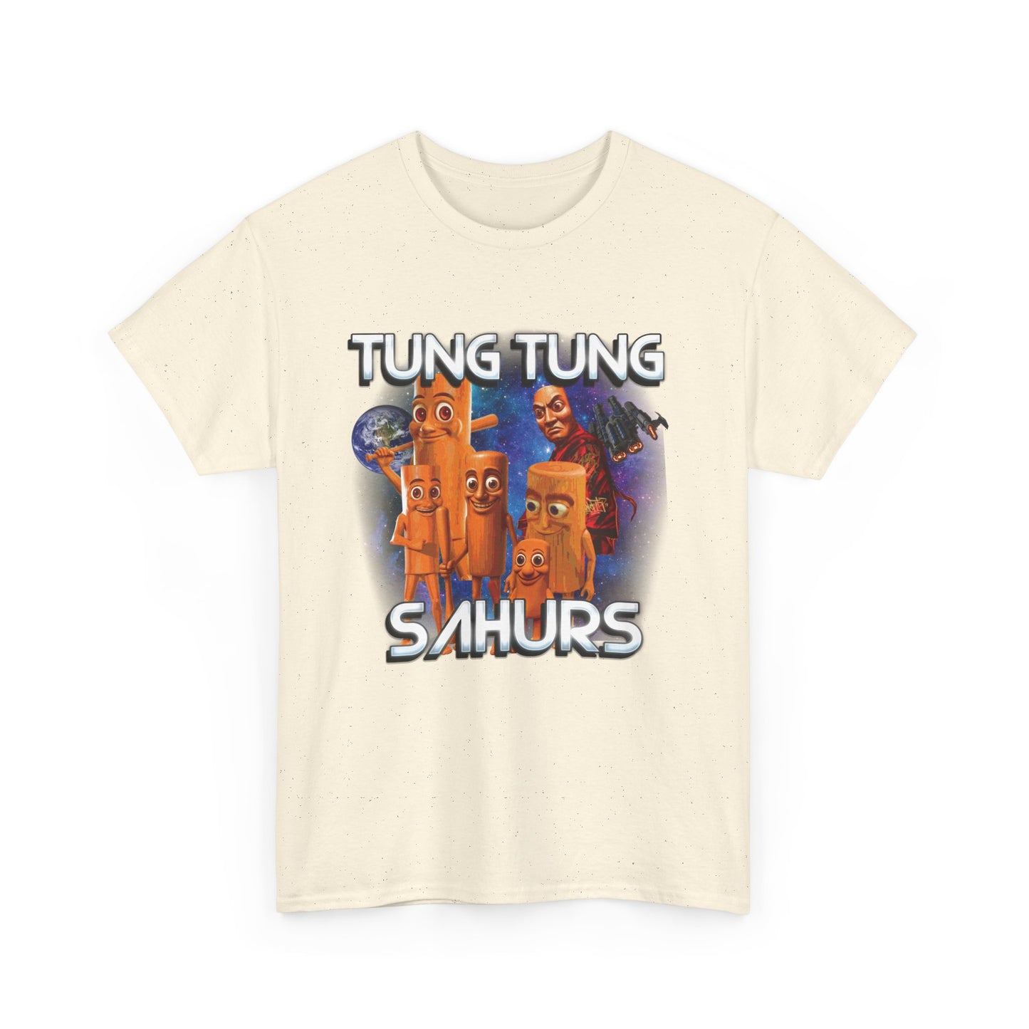 TUNG TUNG SAHUR Unisex Heavy Cotton Tee