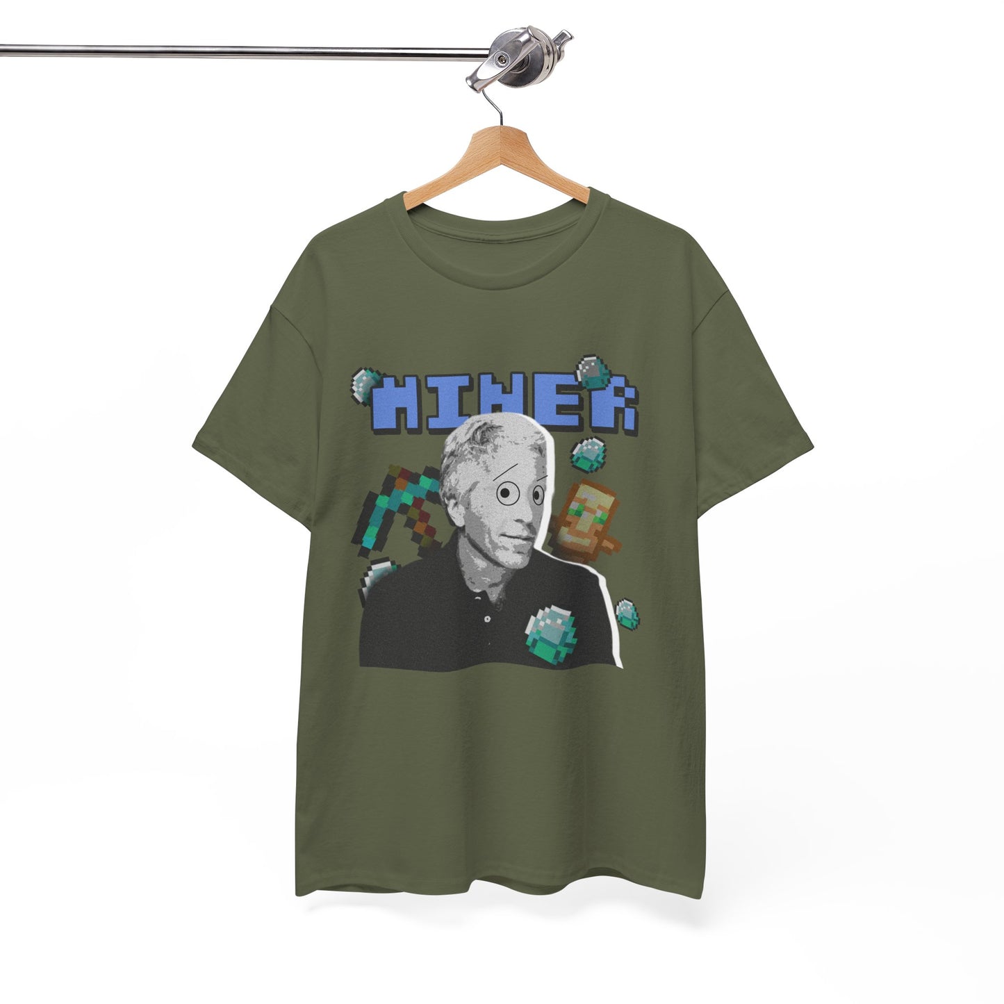 MINECRAFT EPSTEIN GRAHPIC TEE Unisex Heavy Cotton Tee
