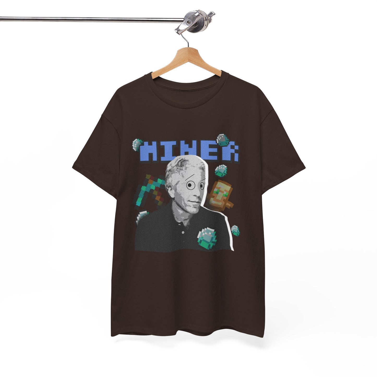 MINECRAFT EPSTEIN GRAHPIC TEE Unisex Heavy Cotton Tee