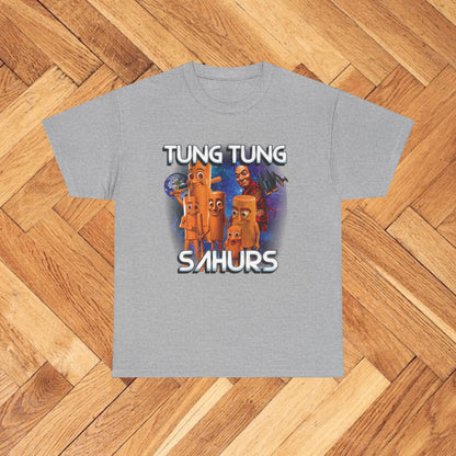 TUNG TUNG SAHUR Unisex Heavy Cotton Tee