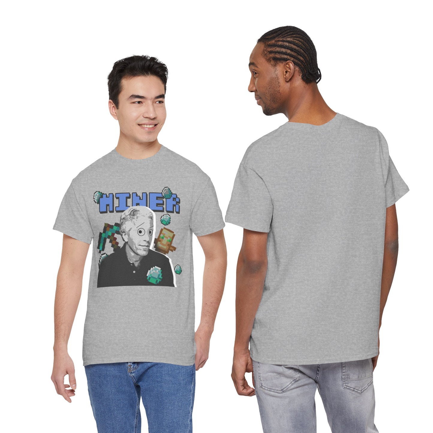 MINECRAFT EPSTEIN GRAHPIC TEE Unisex Heavy Cotton Tee