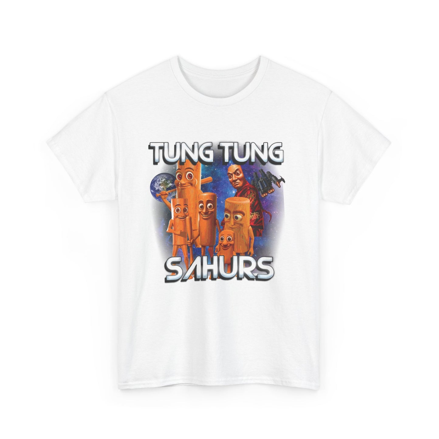 TUNG TUNG SAHUR Unisex Heavy Cotton Tee