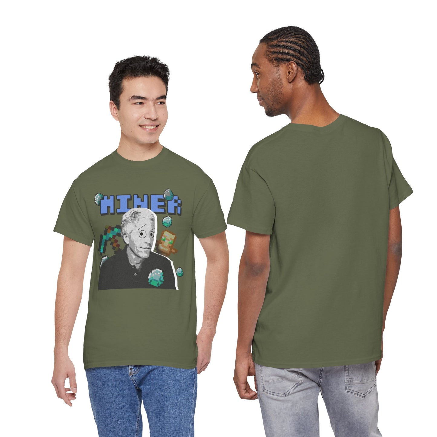 MINECRAFT EPSTEIN GRAHPIC TEE Unisex Heavy Cotton Tee