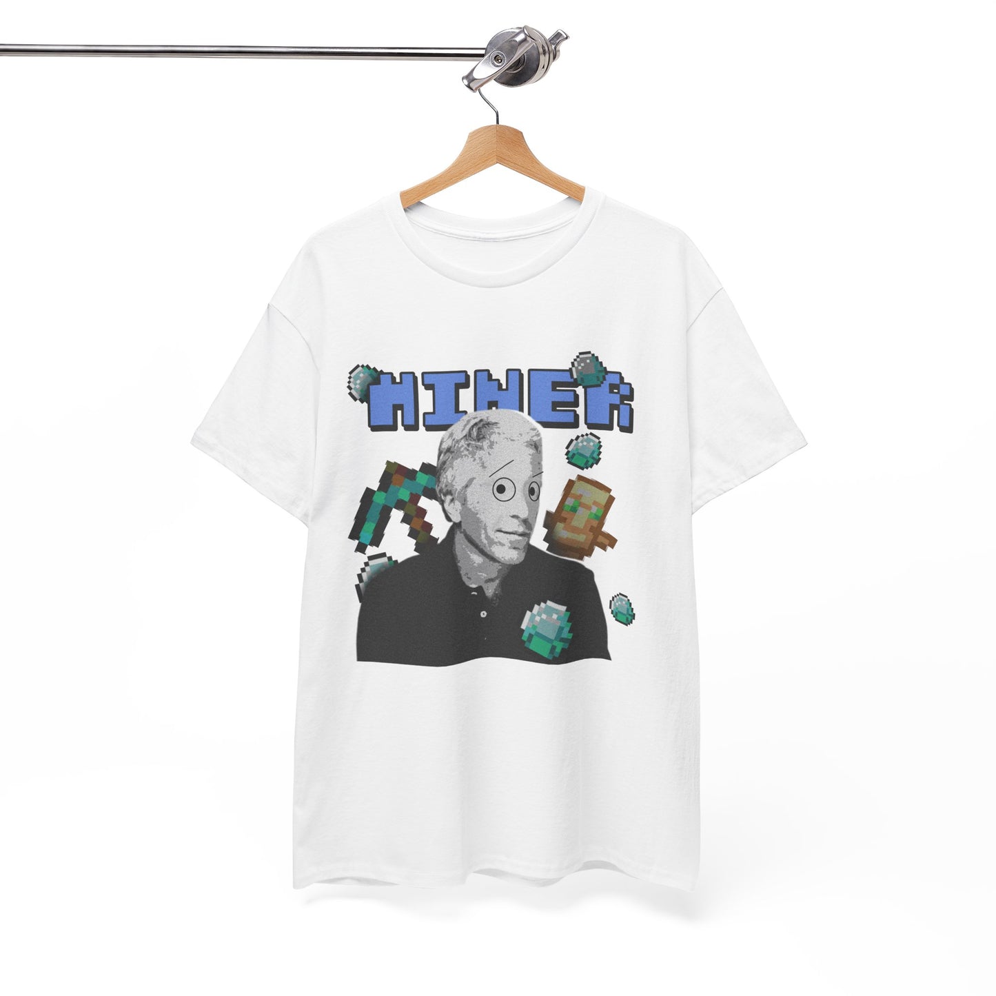MINECRAFT EPSTEIN GRAHPIC TEE Unisex Heavy Cotton Tee